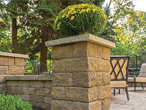 Limestone Column Caps